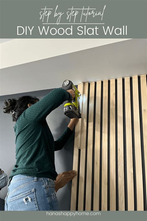 How To Install A DIY Slat Wall (Step.